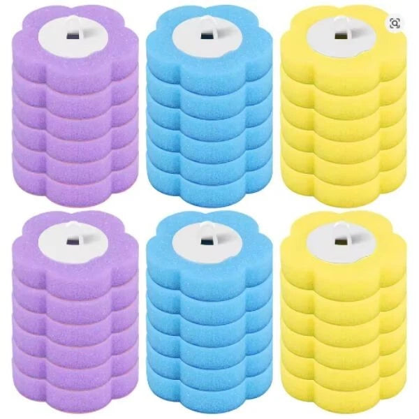 Disposable Toilet Brush,Toilet Bowl Cleaning System with Disposable Wand, Brush Holder and Refills