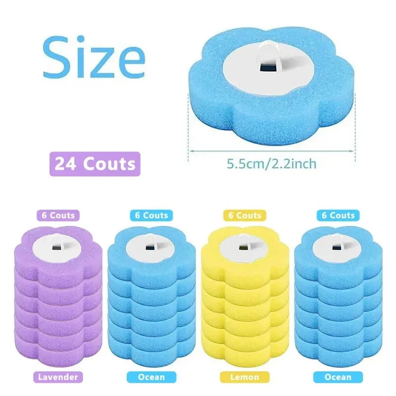 Disposable Toilet Brush,Toilet Bowl Cleaning System with Disposable Wand, Brush Holder and Refills